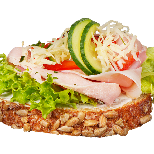 Belegtes Schinken Brötchen