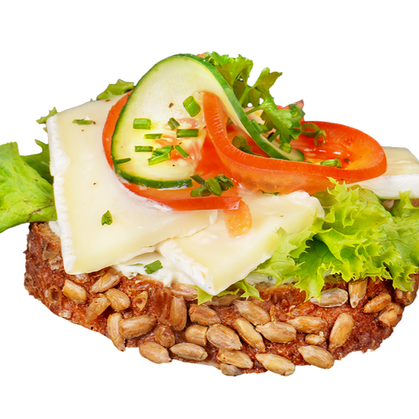 Belegtes Brie Brötchen